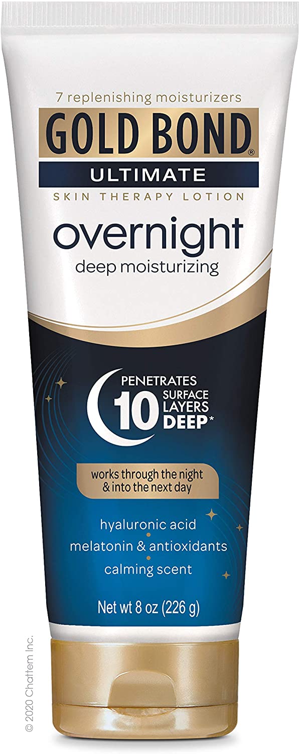 8-Oz Gold Bond Overnight Deep Moisturizing Lotion w/ Calming Scent $5.59 w/ S&S + Free Shipping w/ Prime or on $25+