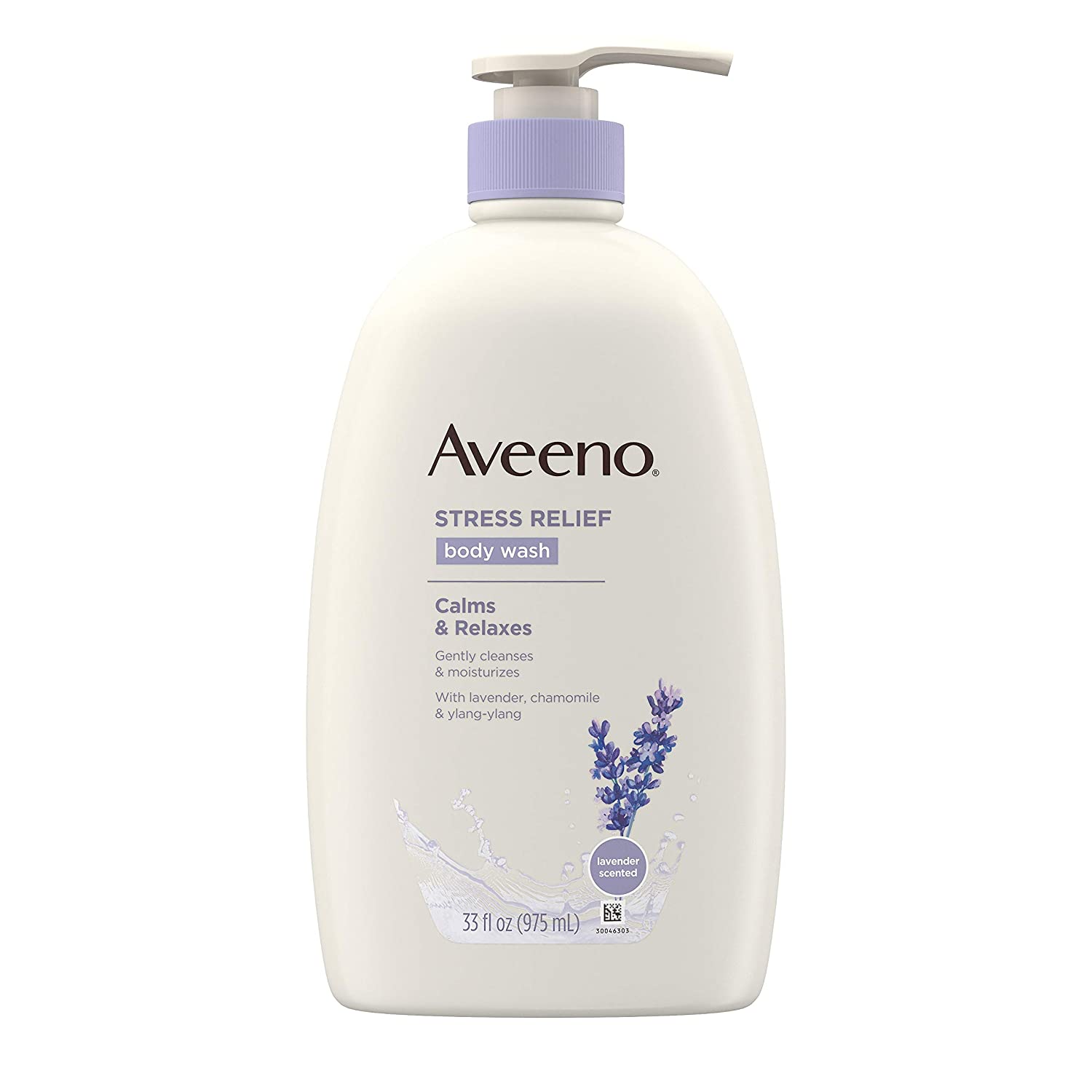 33-Oz Aveeno Stress Relief Body Wash (Lavender Scent) $6.80 w/ S&S + Free Shipping w/ Prime or on $25+