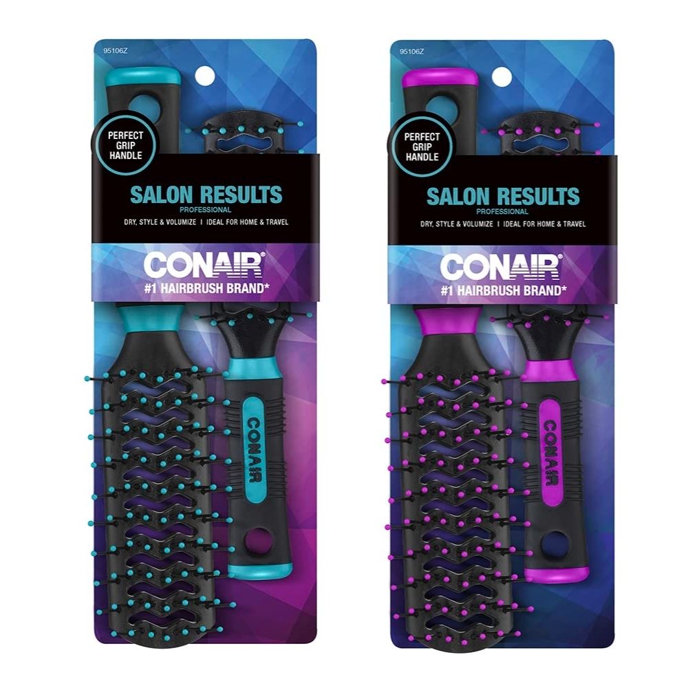 2Piece Conair Professional Hair Brush Set 2 for 6.52 (3.26 each) and