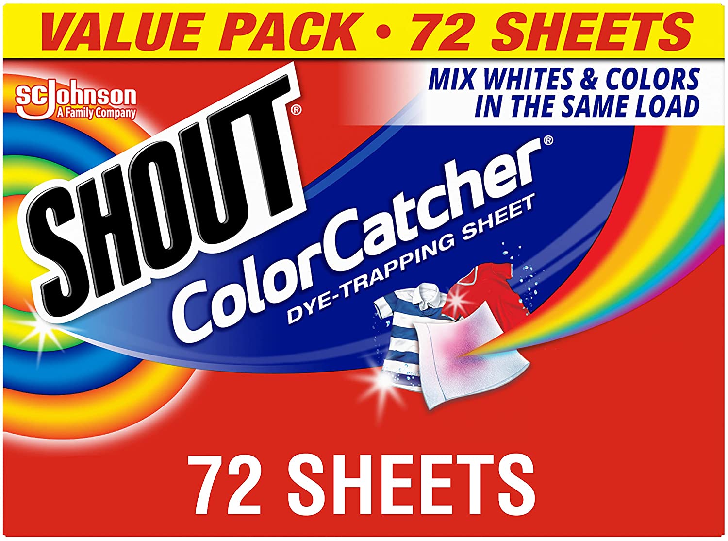 72-Count Shout Color Catcher Dye Trapping Sheets $7.55 w/ S&S + Free Shipping w/ Prime or on $25+