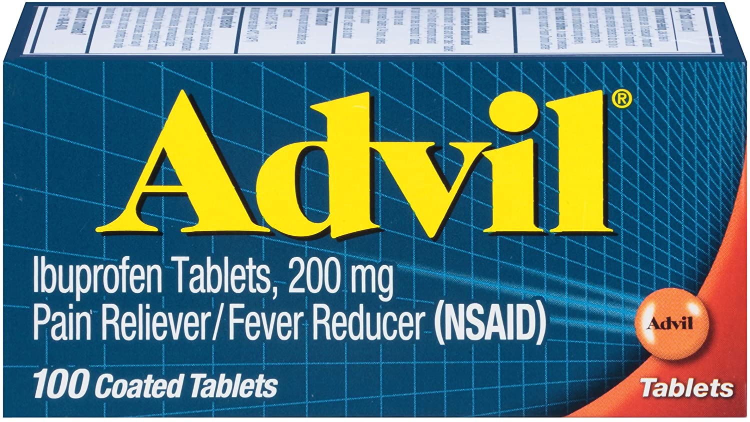 100-Ct Advil Pain Ibuprofen Reliever and Fever Reducer Tablets $6.29 w/ S&S + Free Shipping w/ Prime or on $25+