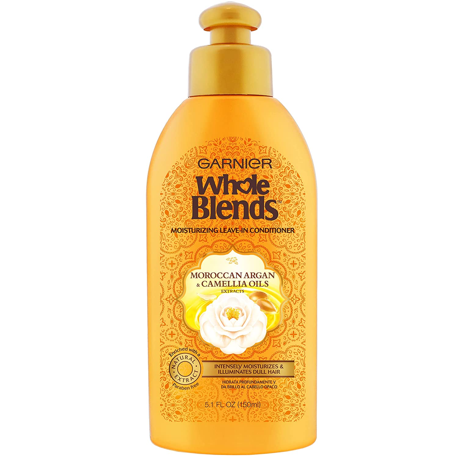 5.1-Oz Garnier Whole Blends Leave-In Conditioner (Moroccan Argan and Camellia) $2.55 w/ S&S + Free Shipping w/ Prime or on $25+