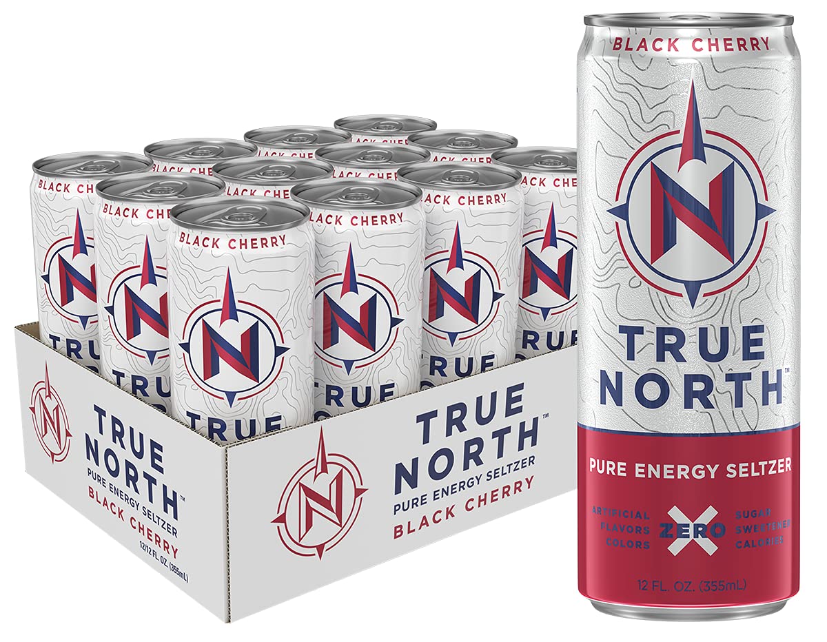 12-Ct 12-Oz True North Pure Energy Seltzer: Black Cherry $12.10 w/ S&S, Grapefruit Lemonade $12.68 w/ S&S + Free Shipping w/ Prime or on $25+