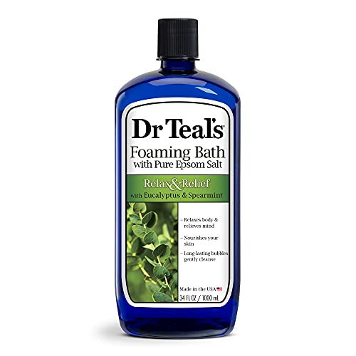 34-Oz Dr Teal's Foaming Bath w/ Pure Epsom Salt (Eucalyptus Spearmint) $3.90 + Free Shipping w/ Prime or on $25+
