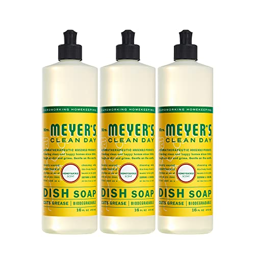 3-Ct 16-Oz Mrs. Meyer's Liquid Dish Soap (Honeysuckle) $8.60 w/ S&S and More + Free Shipping w/ Prime or on $25+