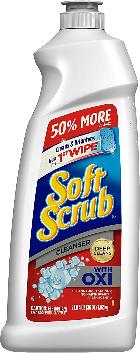 36-Oz Soft Scrub Multi-Purpose Kitchen and Bathroom Cleanser with Oxi $2.85 w/ S&S + Free Shipping w/ Prime or on $25+