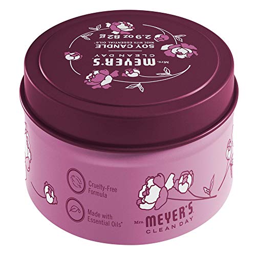 2.9-Oz Mrs. Meyer's Scented Soy Tin Candle (Peony) $2.90 w/ S&S + Free Shipping w/ Prime or on $25+
