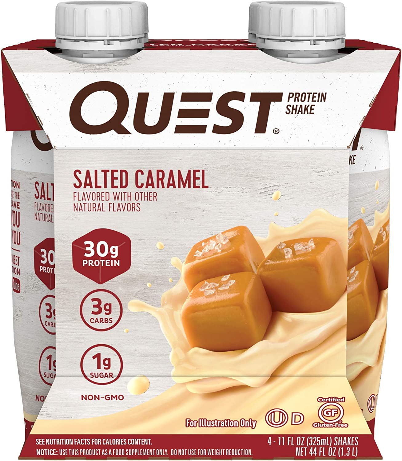 12-Ct 11-Oz Quest Nutrition Protein Shake (Salted Caramel or Vanilla) $11.50 w/ S&S + Free Shipping w/ Prime or on $25+