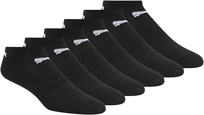 6-Pairs Puma Women's Low Cut Socks (Black) $6.60 + Free Shipping w/ Prime or on $25+