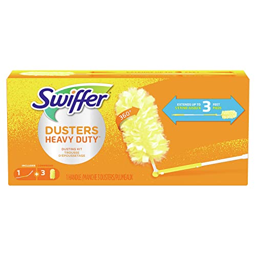 Swiffer 360 Dusters Extendable Handle Starter Kit (3' Handle + 3x Duster Refills) $6.05 w/ S&S + Free Shipping w/ Prime or on $25+
