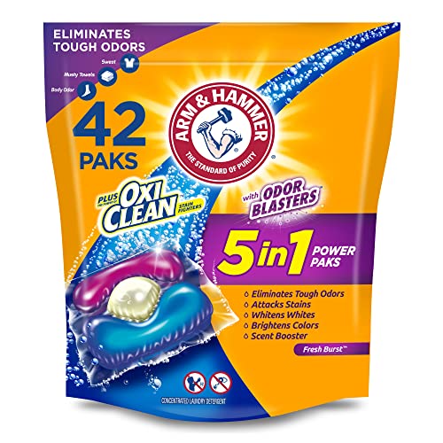 42-Count Arm & Hammer Plus OxiClean w/ Odor Blasters 5-in-1 Power Paks $6.40 w/ S&S + Free Shipping w/ Prime or on $25+