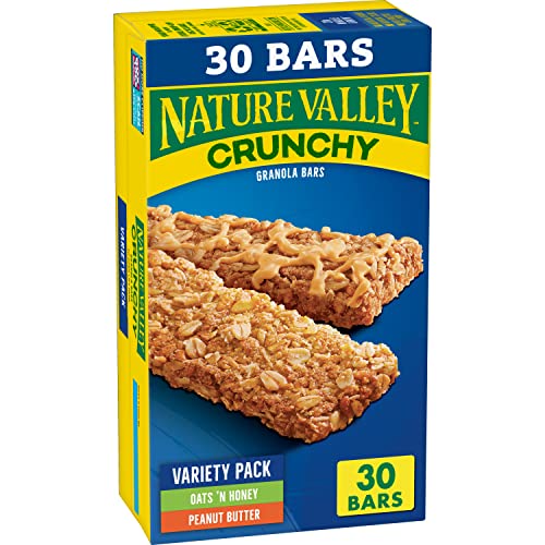 30-Ct Nature Valley Crunchy Granola Bars (Oats 'n Honey and Peanut Butter) $7.45 w/ S&S and More + Free Shipping w/ Prime or on $25+