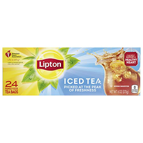 24-Count Lipton Family-Size Iced Tea Bags $1.89 w/ S&S + Free Shipping w/ Prime or on $25+