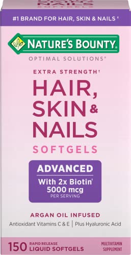 150-Count Nature's Bounty Hair, Skin & Nails Rapid Release Softgels $7.40 w/ S&S + Free Shipping w/ Prime or on $25+