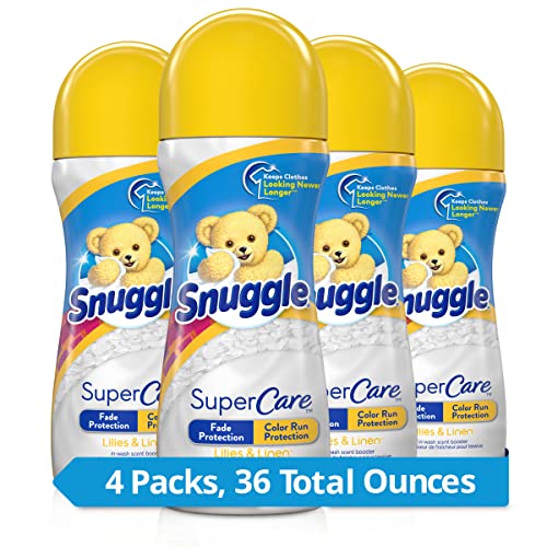 4Count 9Oz Snuggle SuperCare inWash Scent Booster (Lilies & Linen