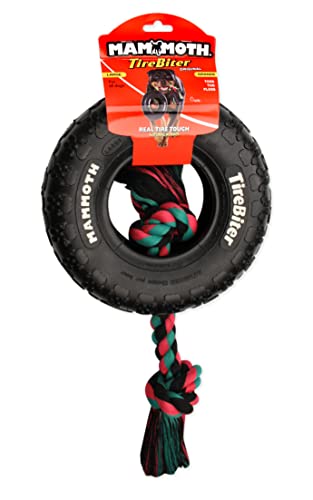 6" Mammoth Tire Biter w/ Cotton-Poly Rope Large Dog Toy $5.70 + Free Shipping w/ Prime or on $25+