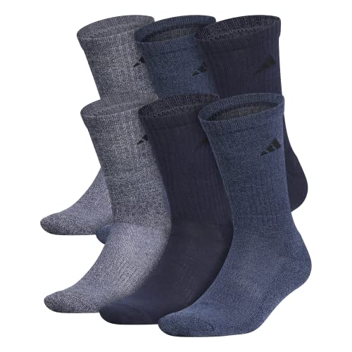 6-Pairs adidas Men's Athletic Cushioned Crew Socks $12 + Free Shipping w/ Prime or on $25+