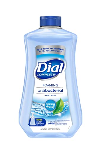 32-Oz Dial Complete Antibacterial Foaming Hand Soap Refill (Spring Water) $3.50 w/ S&S + Free Shipping w/ Prime or on $25+