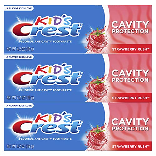3-Pack 4.2-Oz Crest Kid's Cavity Protection Fluoride Toothpaste (Strawberry Rush) $5.80 w/ S&S + Free Shipping w/ Prime or on $25+