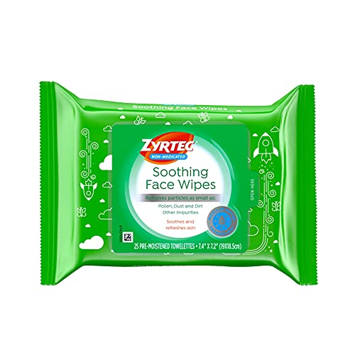 25-Count Zyrtec Soothing Face Wipes $2.70 w/ S&S + Free Shipping w/ Prime or on $25+