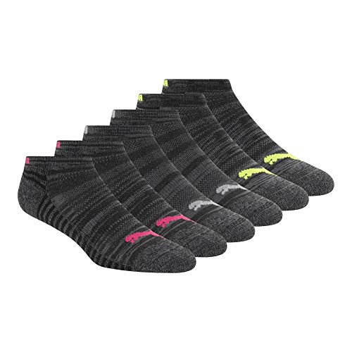 6-Pairs Puma Women's Low Cut Socks (Black/Multi Color) $7.60 + Free Shipping w/ Prime or on $25+