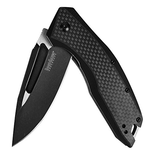 Kershaw Flourish Pocket Knife w/ 3.5" Blackwash Clip Point Blade $31.50 + Free Shipping