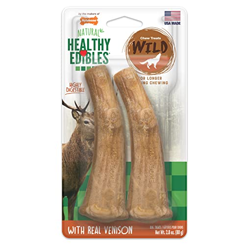 2-Pack Nylabone Healthy Edibles Venison Antler Wild Dog Treat $1.60 w/ S&S + Free Shipping w/ Prime or on $25+