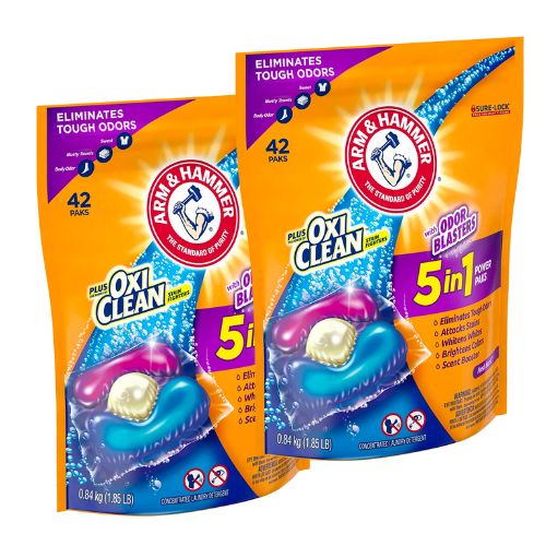 42-Ct Arm & Hammer Plus OxiClean w/ Odor Blasters 5-in-1 Laundry Detergent Power Paks 2 for $13 w/ S&S + Free Shipping w/ Prime or on $25+
