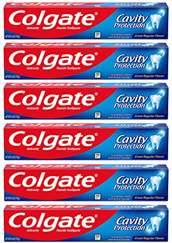 6-Count 6-Oz Colgate Cavity Protection Toothpaste w/ Fluoride $6.15 w/ S&S + Free Shipping w/ Prime or on $25+