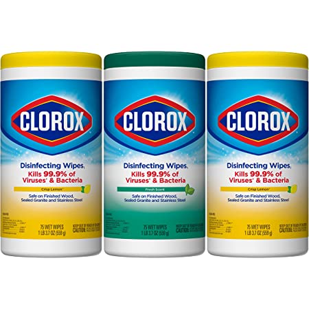3-Pack 75-Count Clorox Disinfecting Wipes Value Pack $9.40 w/ S&S + Free Shipping w/ Prime or on $25+