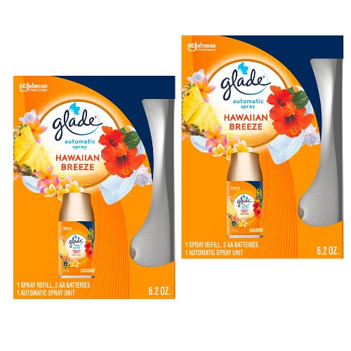 Glade Automatic Spray Holder & Hawaiian Breeze Refill Starter Kit 2 for $8.40 w/ S&S + Free Shipping w/ Prime or on $25+