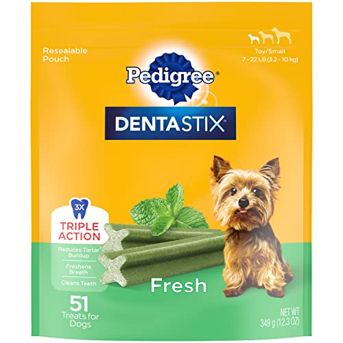 51-Count Pedigree DENTASTIX Fresh Dog Treats (for Toy/Small Dogs) $6 + Free Shipping w/ Prime or on $25+