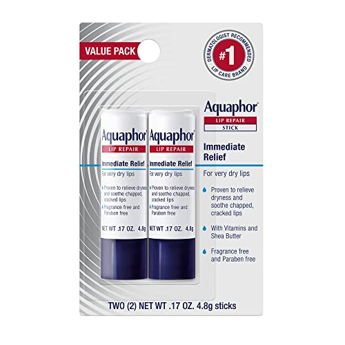 2-Pack 0.17-Oz Aquaphor Lip Repair Stick $5.25 w/ S&S + Free Shipping w/ Prime or on $25+