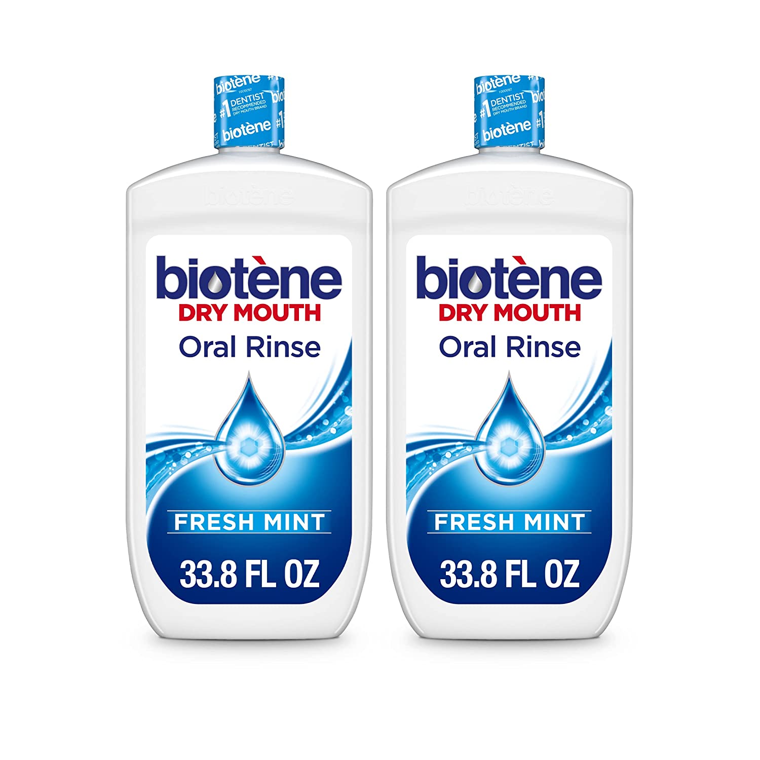 33.8Oz Biotene Oral Rinse Mouthwash (Fresh Mint) 2 for 11.90 w/ S&S + Free Shipping w/ Prime