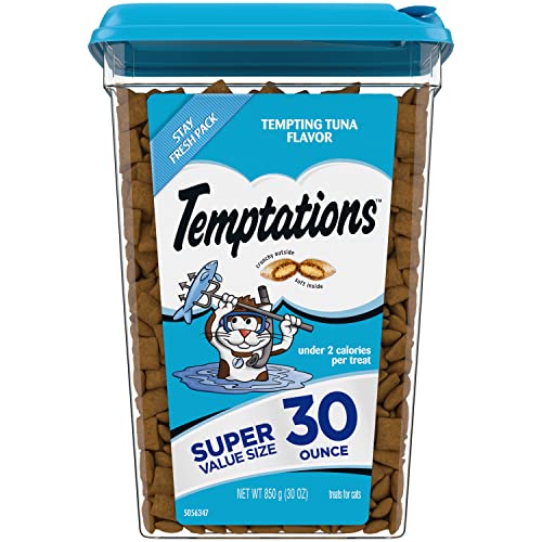 30-Oz Temptations Classic Crunchy and Soft Cat Treats (Tempting Tuna Flavor) $9.30 w/ S&S + Free Shipping w/ Prime or on $25+
