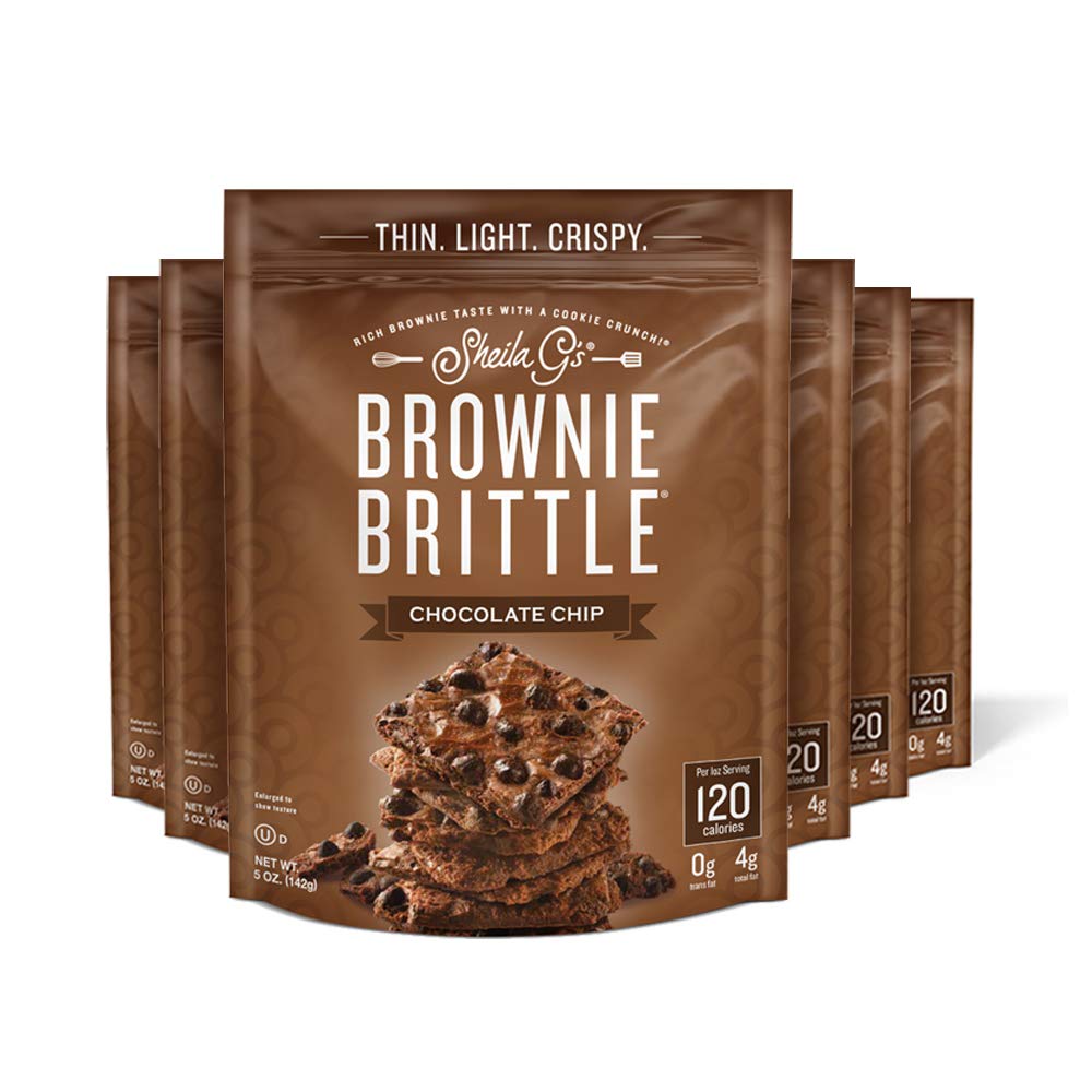 6-Pack 5-Oz Sheila G's Brownie Brittle (Chocolate Chip) $13.69 + Free Shipping w/ Prime or on $25+