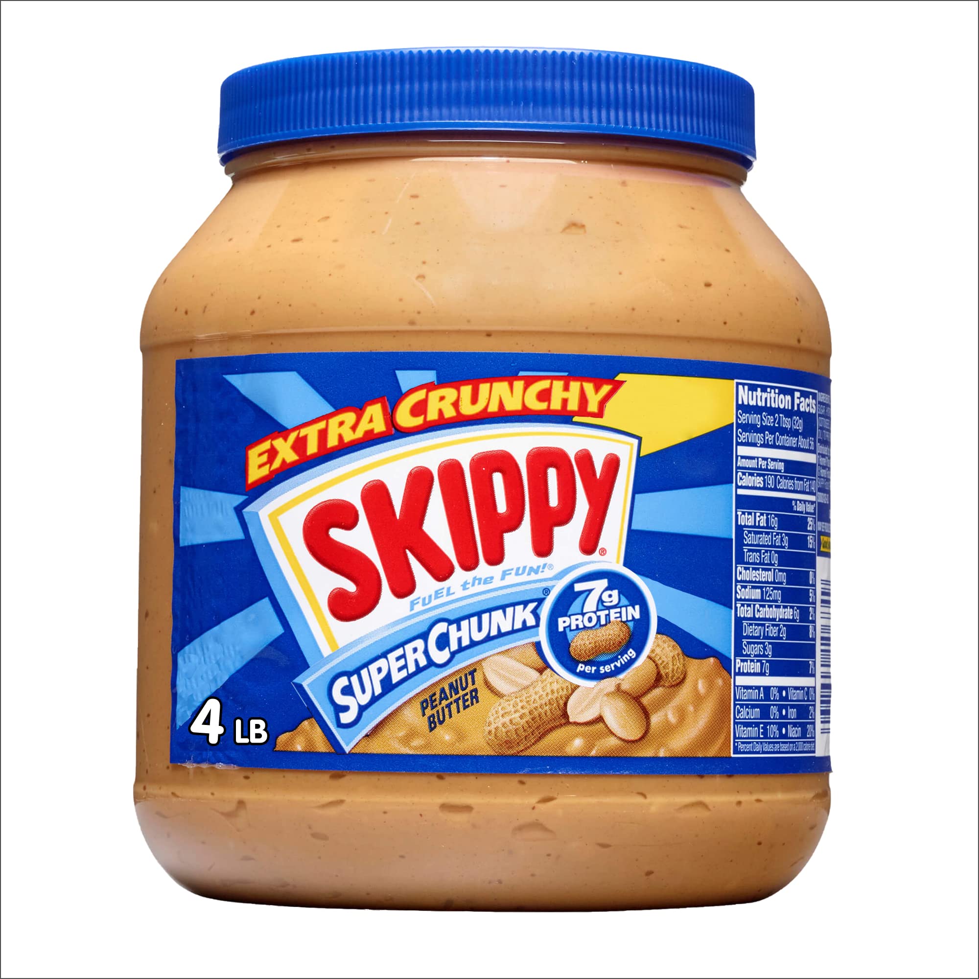 64-Oz Skippy Super Chunk Extra Crunchy Peanut Butter $7.85 + Free Shipping w/ Prime or on $25+