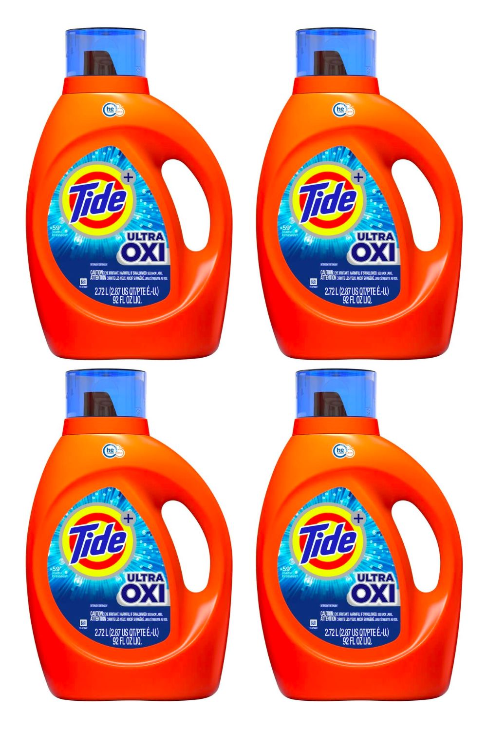 92-Oz Tide Ultra Oxi Liquid Laundry Detergent 4 for $35.55 w/ S&S + Free Shipping
