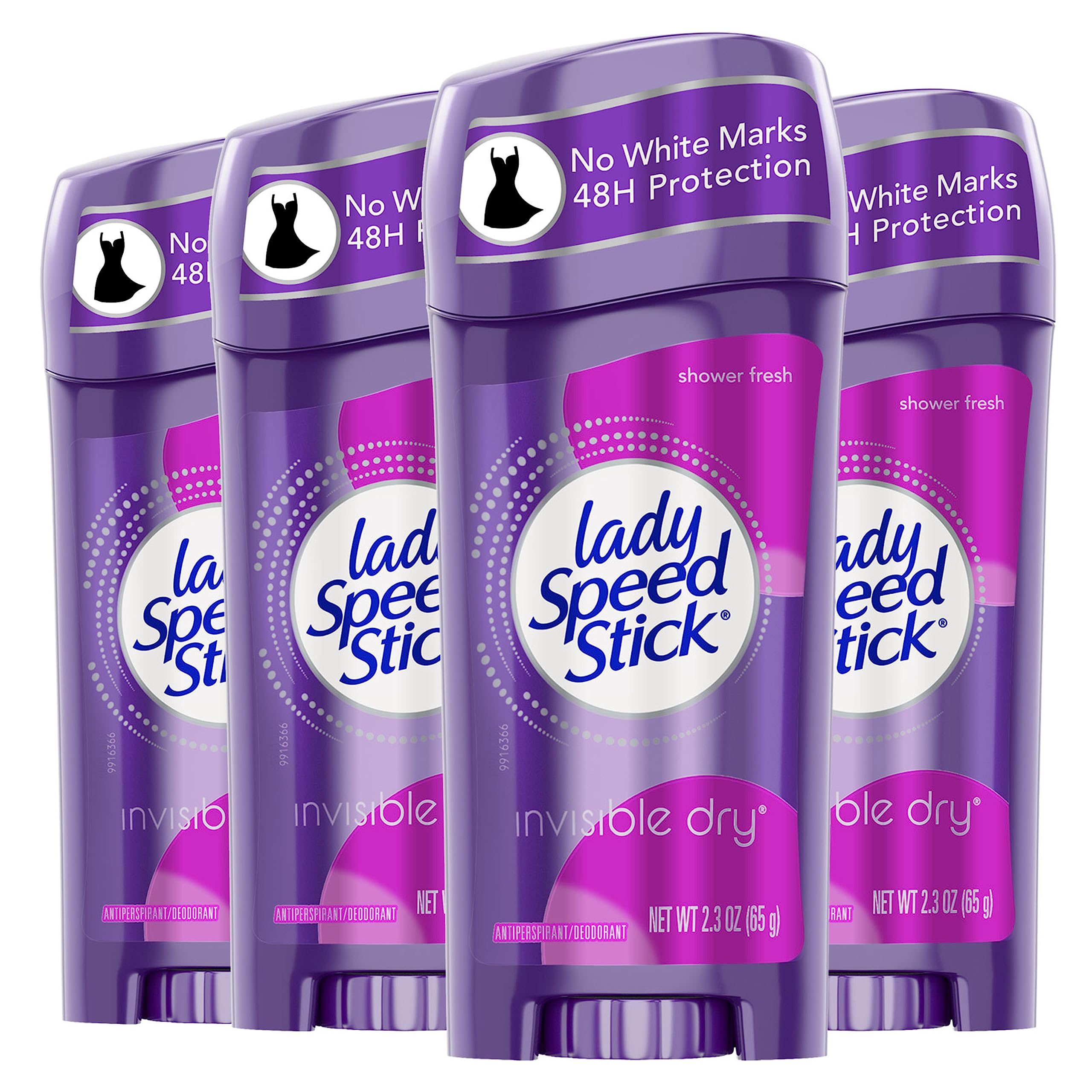 4-Count 2.3-Oz Lady Speed Stick Invisible Dry Antiperspirant Deodorant (Shower Fresh) $5.40 w/ S&S + Free Shipping w/ Prime or on $25+