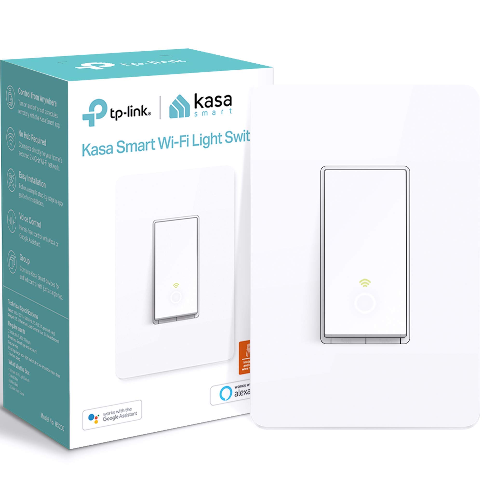 TP-Link Kasa Smart HS200 WiFi Light Switch $12.59 + Free Shipping w/ Prime or on $25+