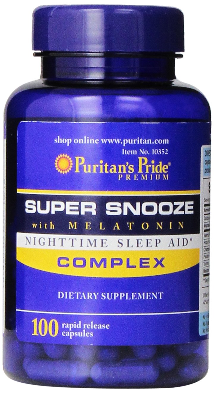 100-Ct Puritan's Pride Super Snooze w/ Melatonin Rapid Release Capsules $3.15 w/ S&S and More + Free Shipping w/ Prime or on $25+