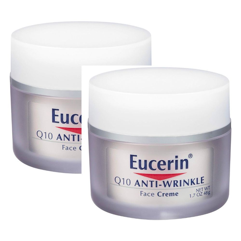 1.7-Oz Eucerin Q10 Anti-Wrinkle Face Cream (Fragrance Free) 2 for $10.90 w/ S&S + Free Shipping w/ Prime or on $35+