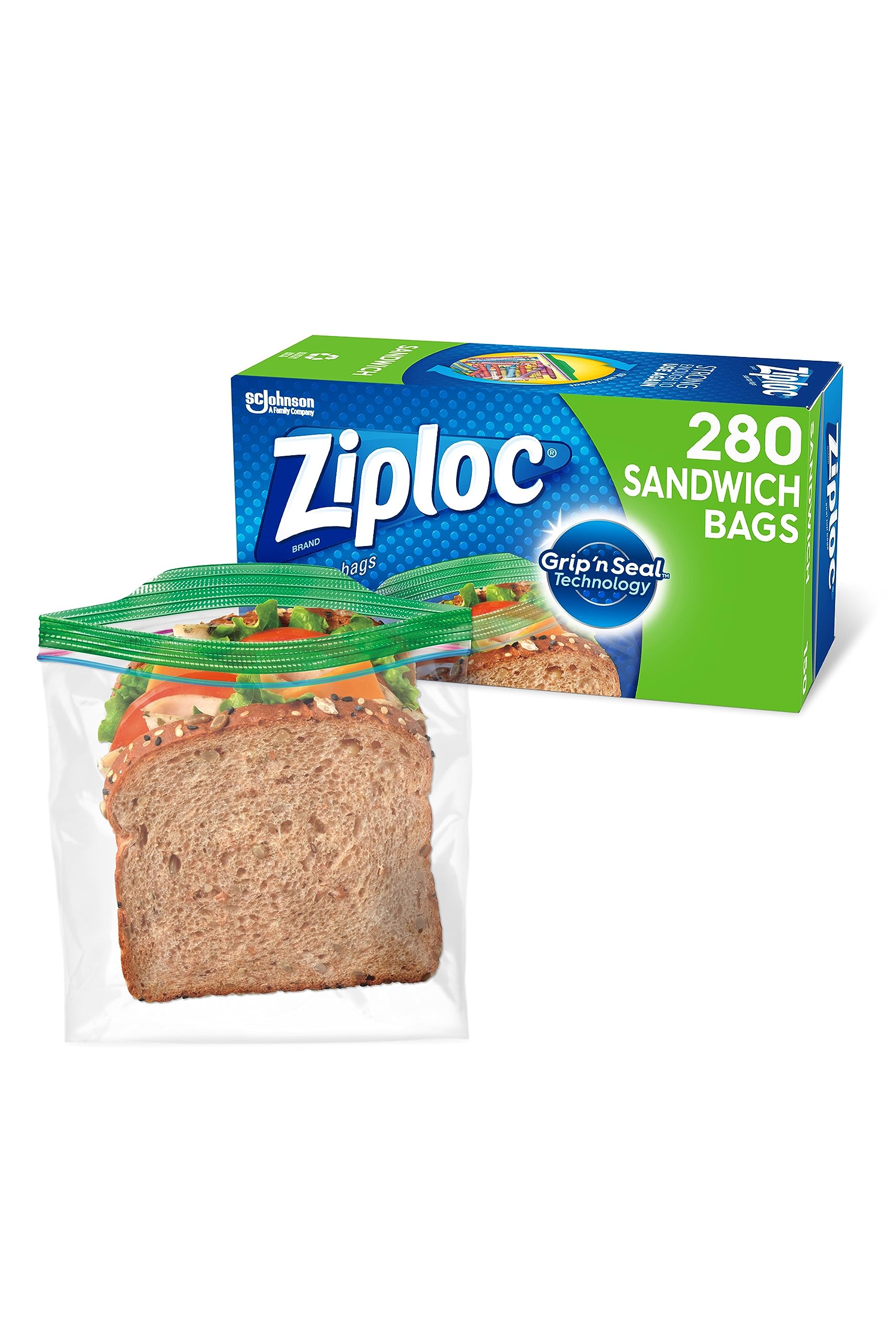 280-Count Ziploc Sandwich & Snack Bags $8.25 w/ S&S + Free Shipping w/ Prime or on $35+