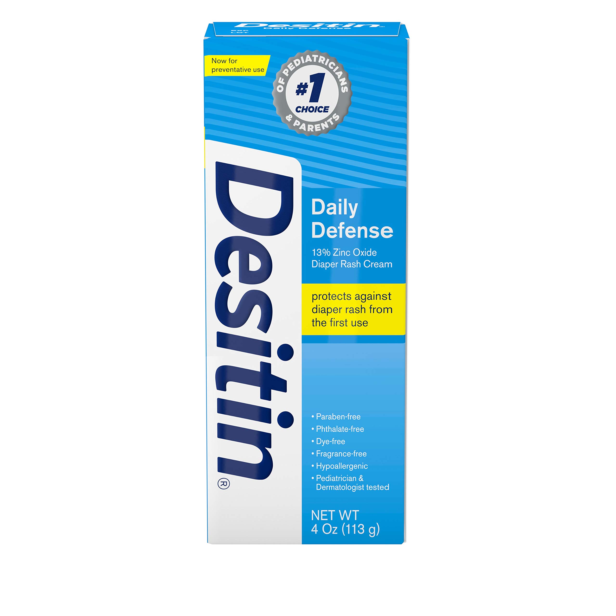 4-Oz Desitin Daily Defense Baby Diaper Rash Cream $4 w/ S&S and More + Free Shipping w/ Prime or on $35+
