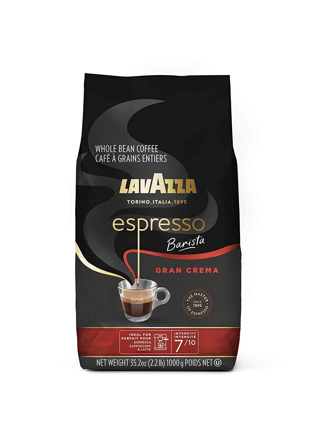 35.2-Oz Lavazza Espresso Barista Gran Crema Whole Bean Coffee (Medium Roast) $11 w/ S&S + Free Shipping w/ Prime or on $35+