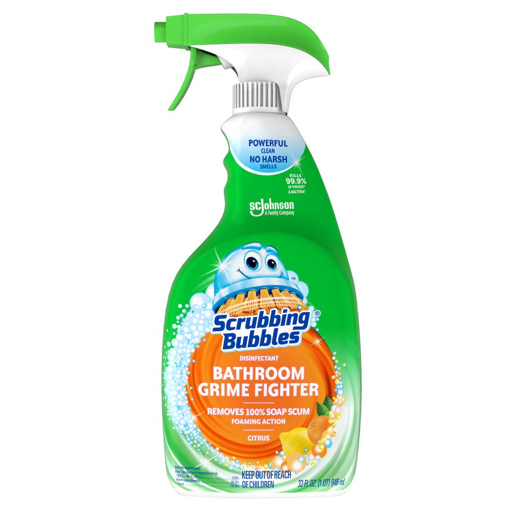 32-Oz Scrubbing Bubbles Disinfectant Bathroom Grime Fighter Spray (Citrus) $3.15 w/ S&S + Free Shipping w/ Prime or on $35+