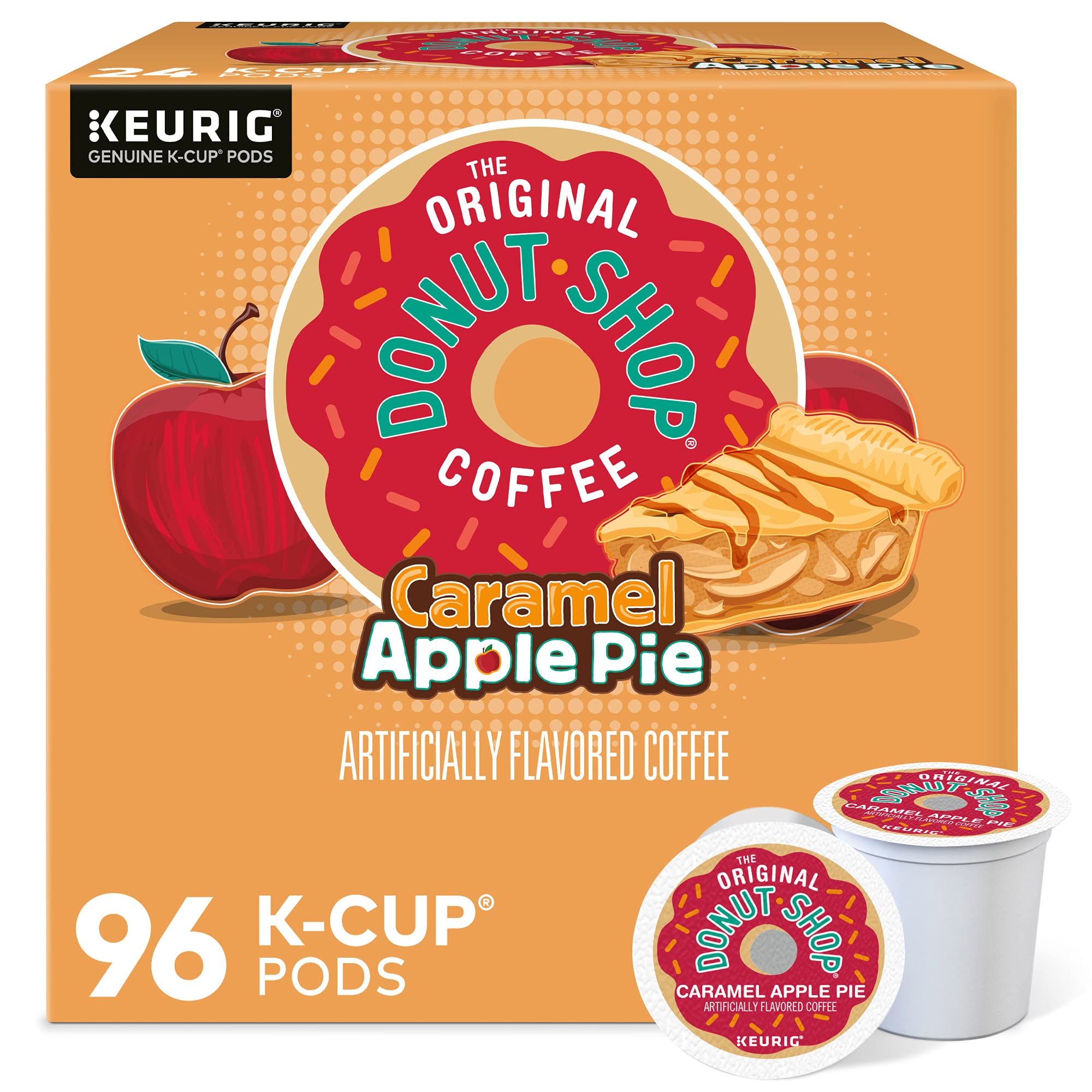 96-Count The Original Donut Shop Light Roast K-Cup Coffee Pods (Caramel Apple Pie) $24.80 w/ S&S + Free Shipping w/ Prime or on $35+