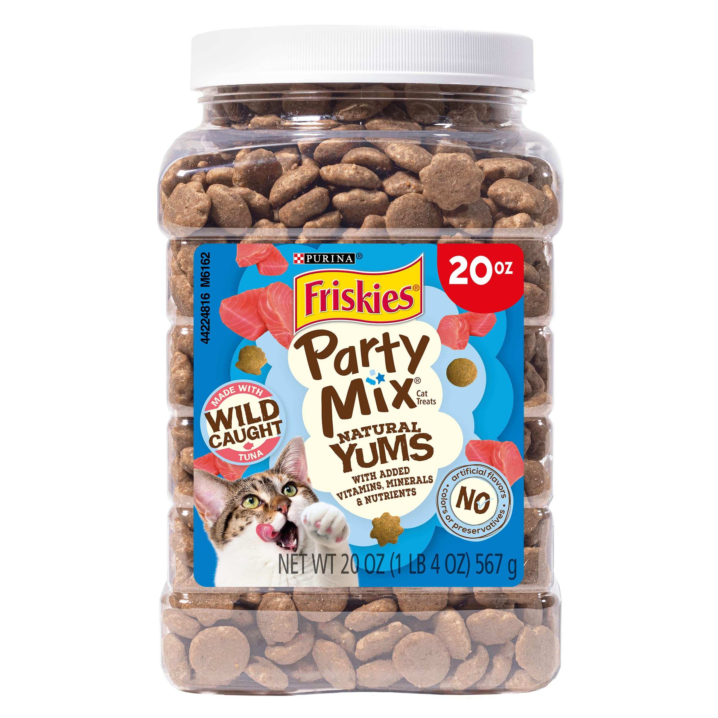 20-Oz Purina Friskies Natural Cat Treats Party Mix (Tuna) $5.50 w/ S&S + Free Shipping w/ Prime or on $35+