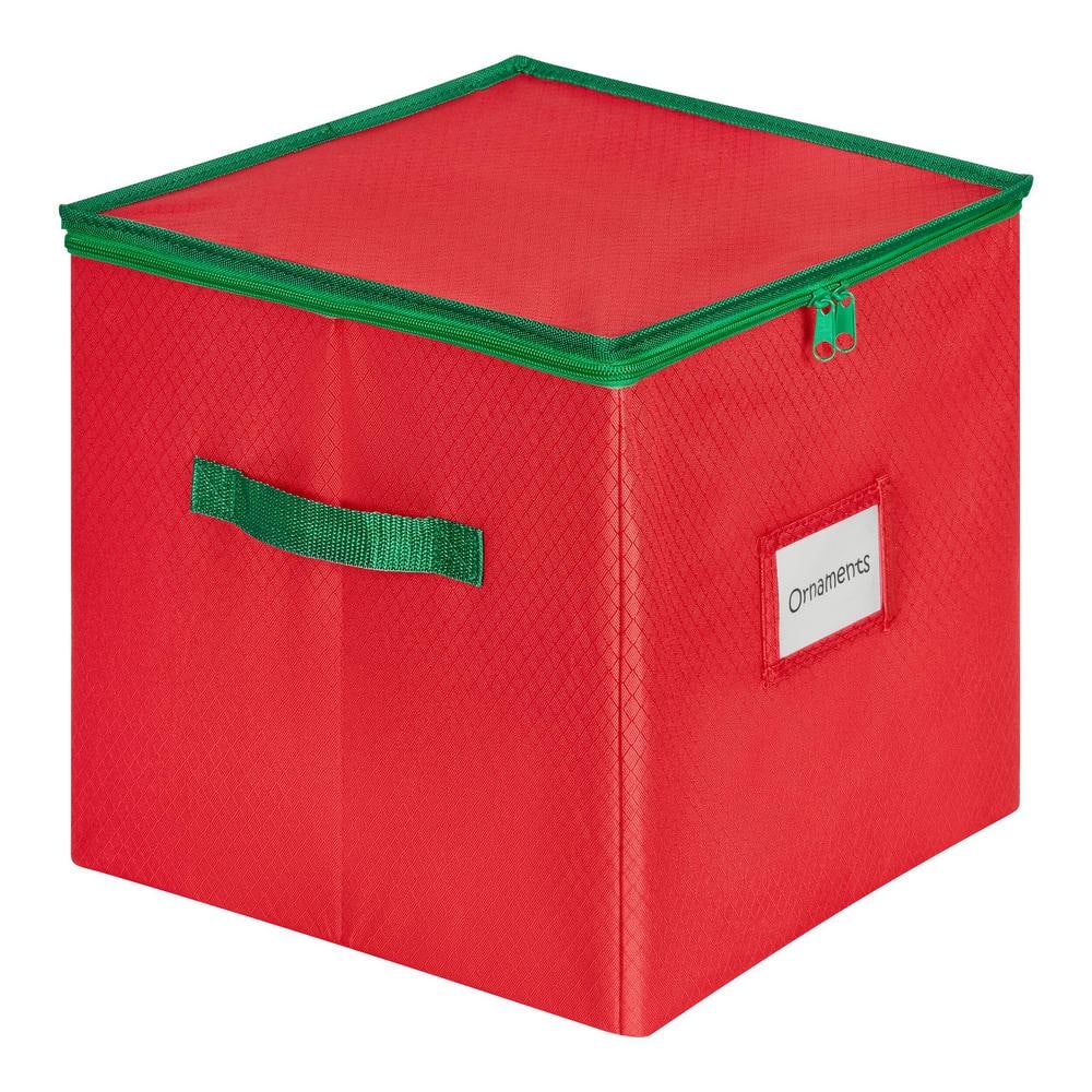 Home accents holiday 64 compartment ornament holder 6 50 30 wreath