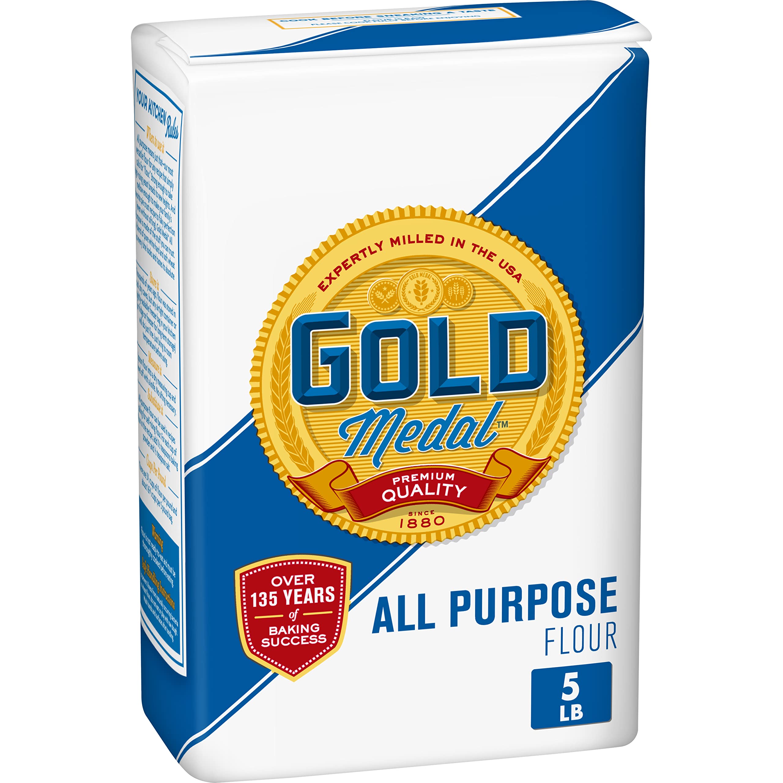 5-Lb Gold Medal All Purpose Flour $3.20 w/ S&S + Free Shipping w/ Prime or on $35+